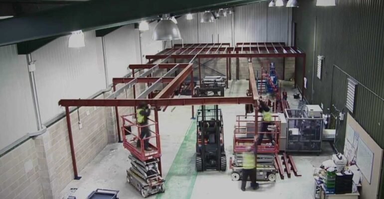 2 Mezzanine floor instlation